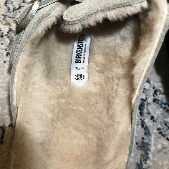 Birkenstock Boston Shearling Clogs in Taupe men’s - Picture 6 of 8